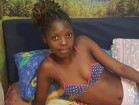 Imlive Ebony Camgirl on Sofa